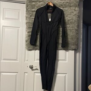 Fashion Nova Black Zip-Up Jacket